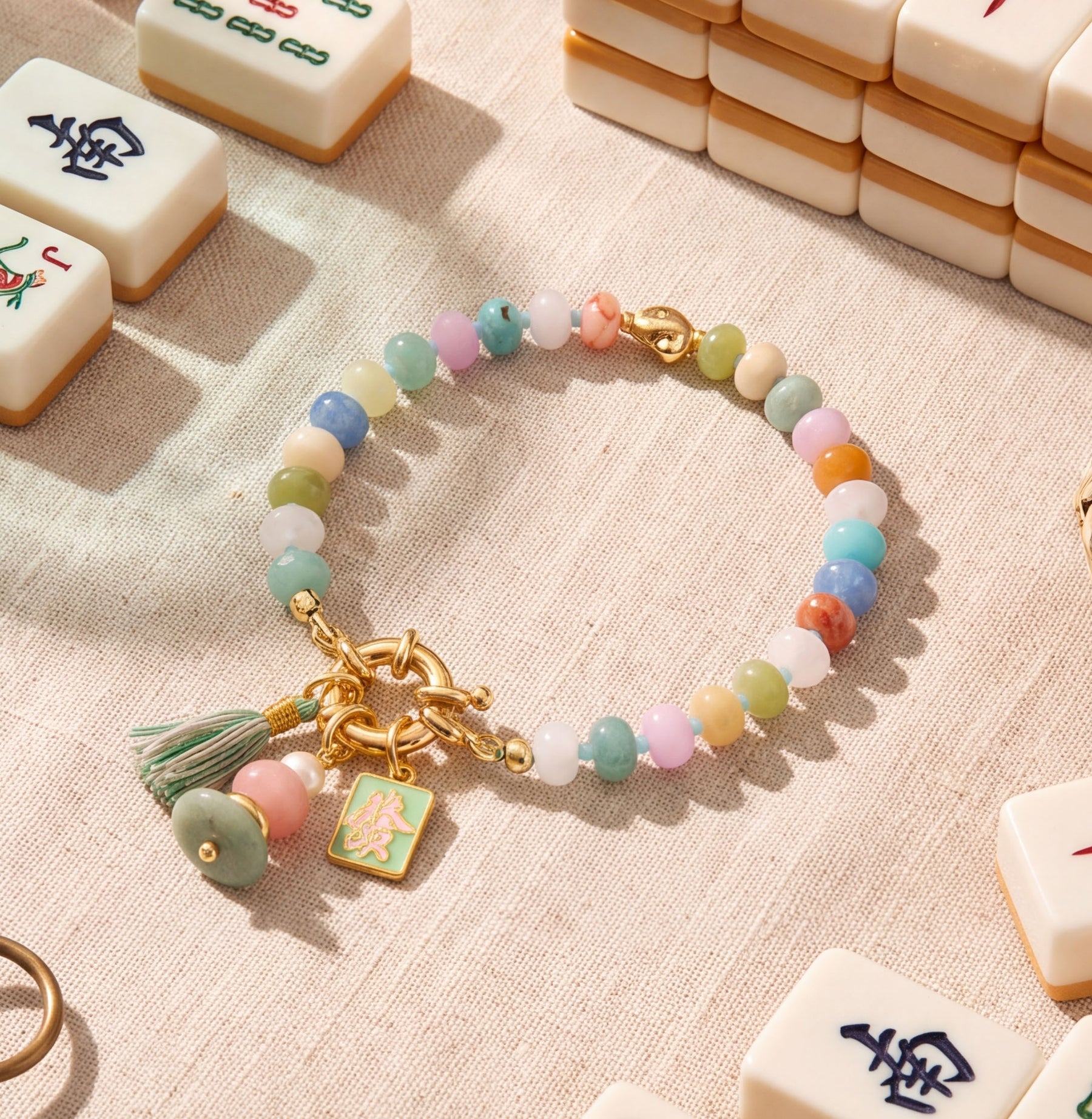 Lucky Mahjong Fortune Bracelet