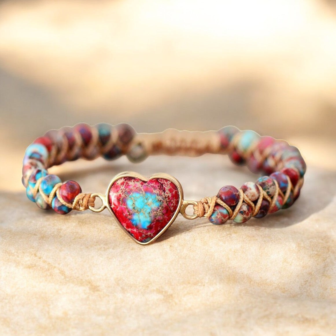 Passion Heart Friendship Bracelet