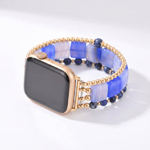 Fierce Grace Tiger's Eye Stretch Apple Watch Strap