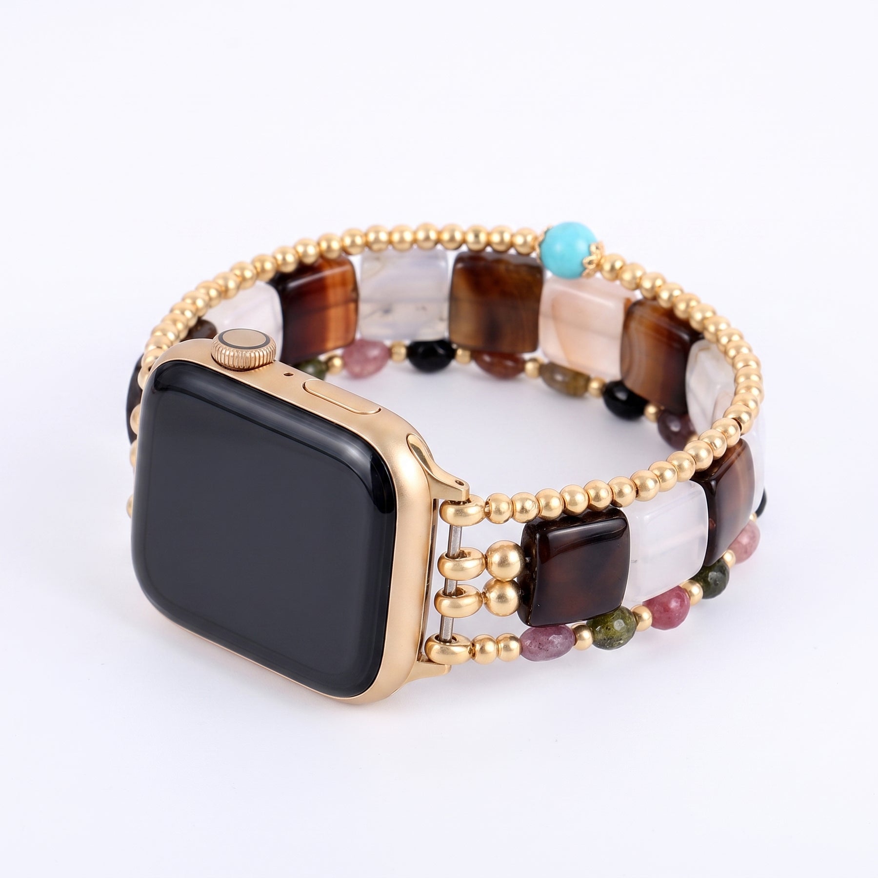 Desert Flame Carnelian Stretch Apple Watch Strap