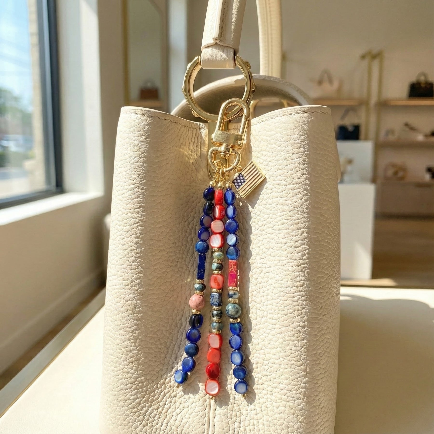 America 250 Stars & Stripes Bag Charm