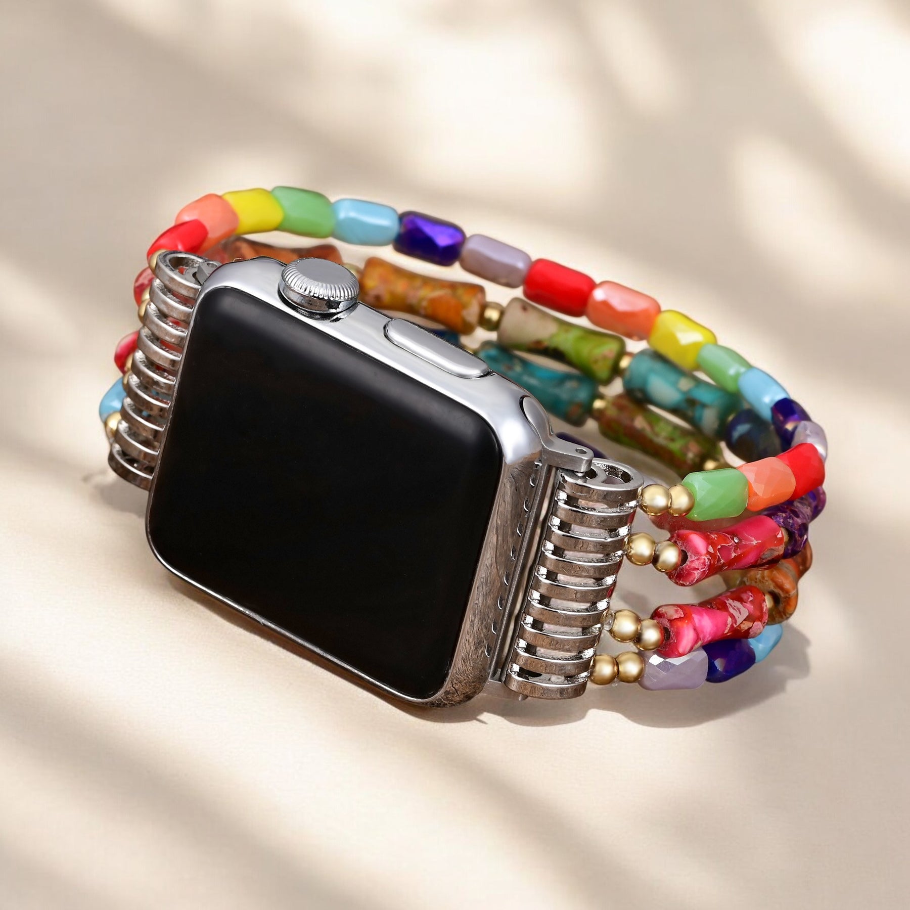 Lotus Chakra Stretch Apple Watch Strap