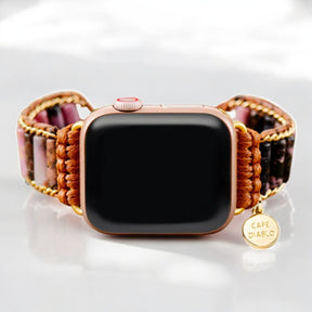 Blooming Rhodonite Apple Watch Strap