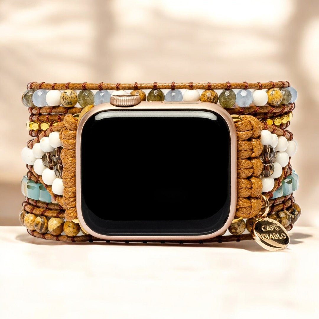 Blue Earth Jasper Apple Watch Strap