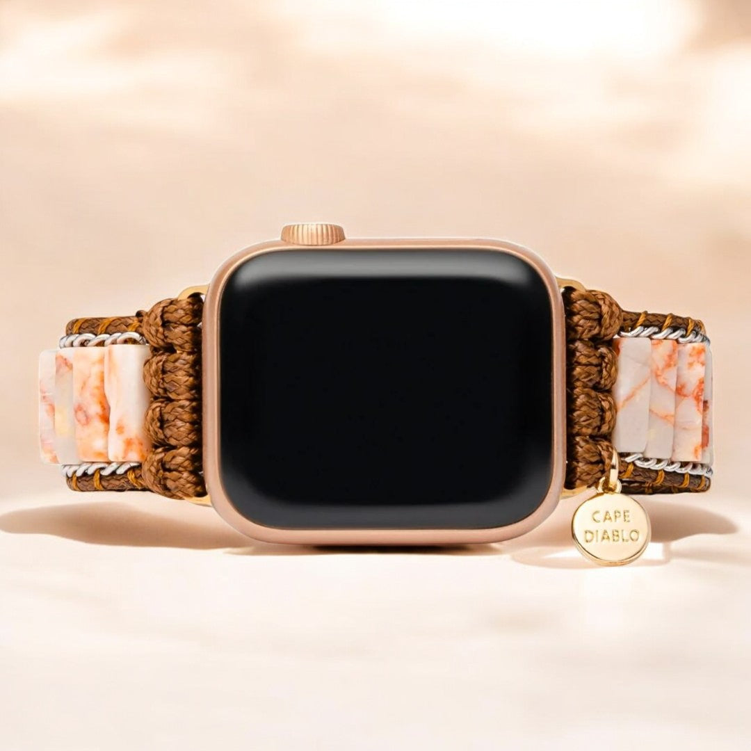 Delicate Imperial Jasper Apple Watch Strap