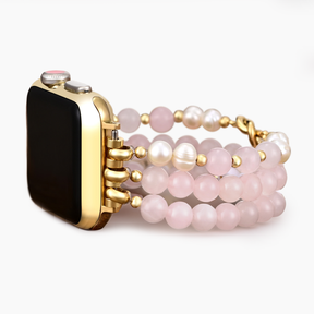 Motherly Love Rose Quartz Stretch Apple Watch Strap