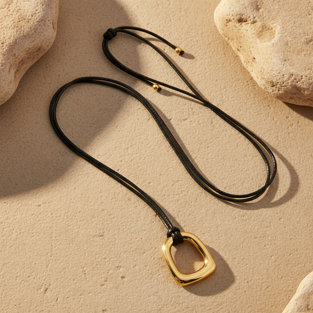 Geometric Gold Necklace