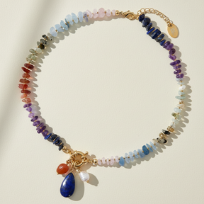 Celestial Lapis Gemstone Necklace