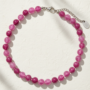 Radiant Rose Quartz Choker Necklace
