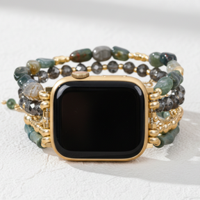 Gold Verdant Stretch Apple Watch Strap