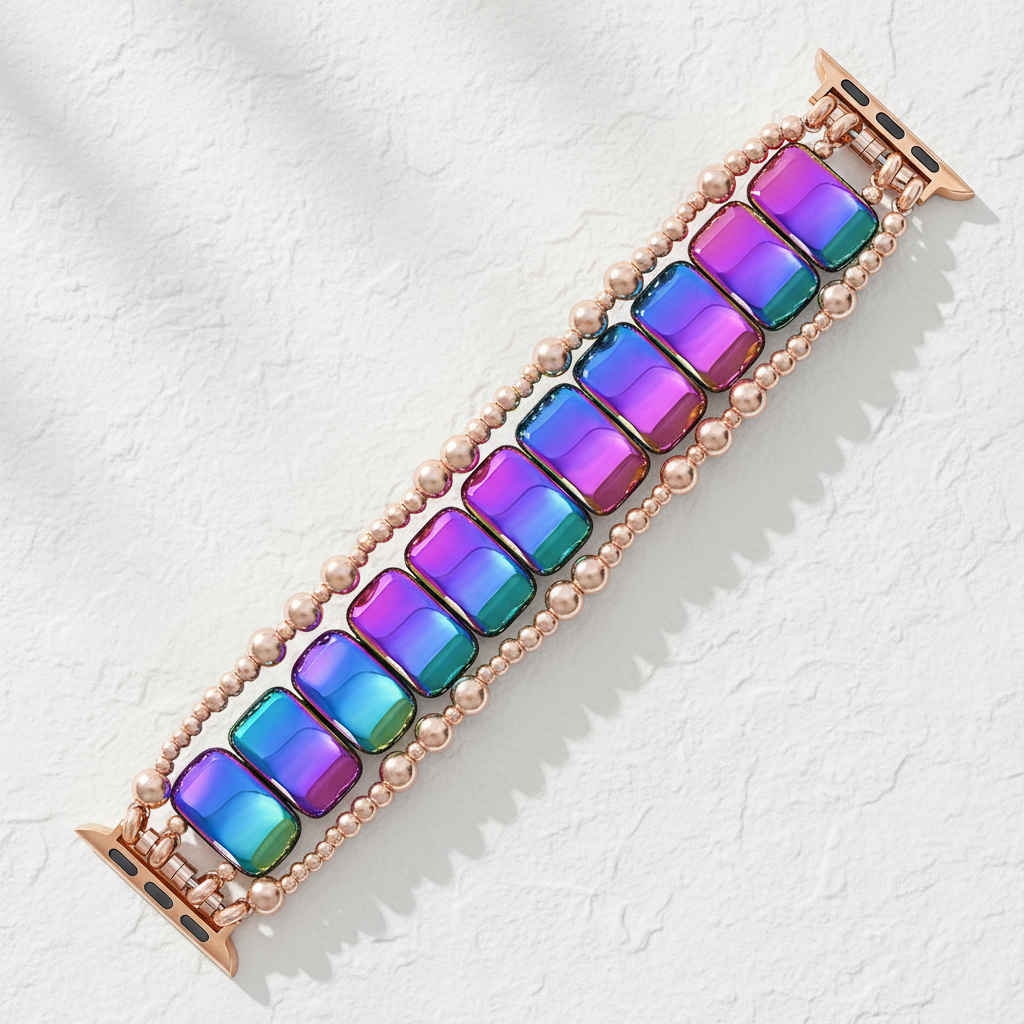 Rose Euphoria Stretch Apple Watch Strap