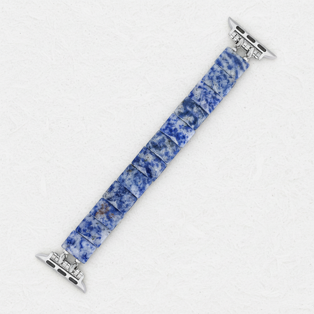 Blue Horizon Sodalite Stretch Apple Watch Strap