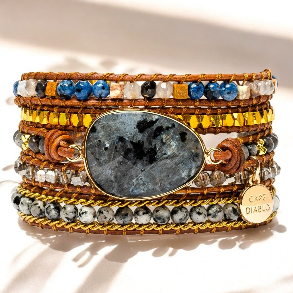 Ethereal Labradorite Wrap Bracelet