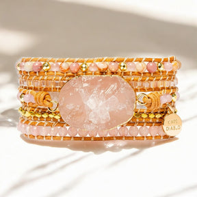 Golden Rose Quartz Bracelet