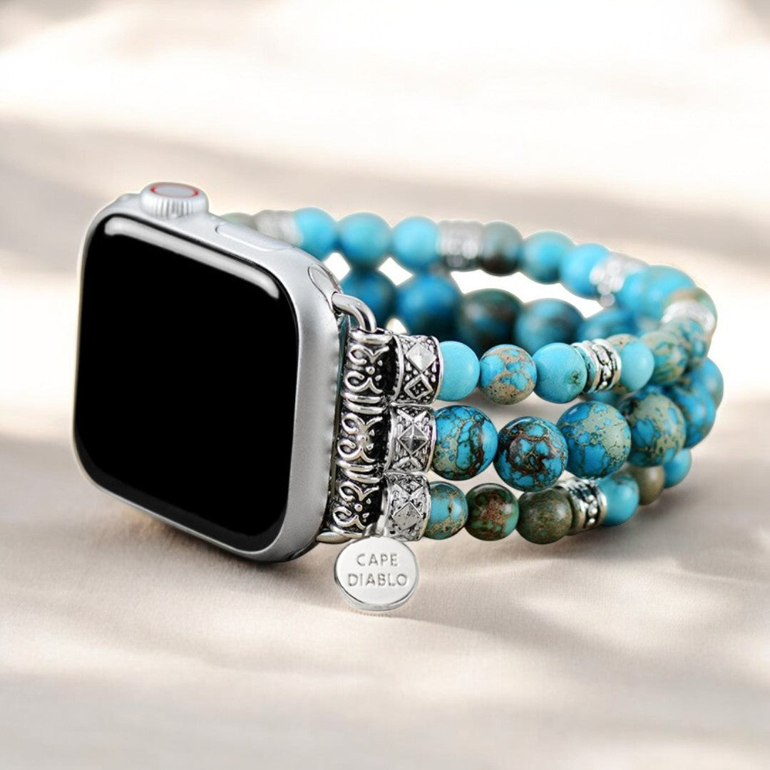 Imperial Jasper Stretch Apple Watch Strap