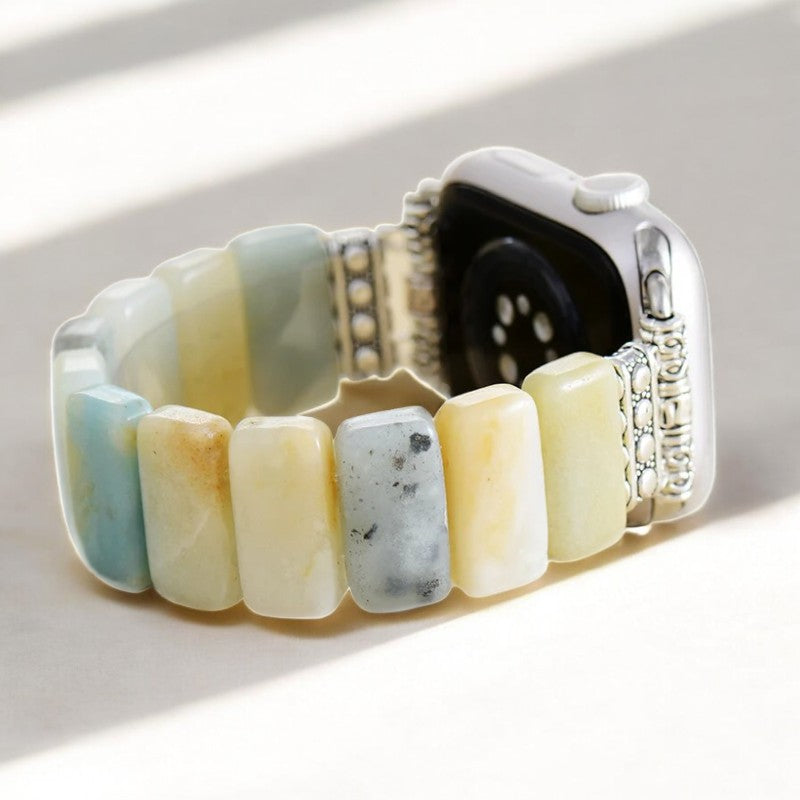 Amazonite Grace Stretch Apple Watch Strap