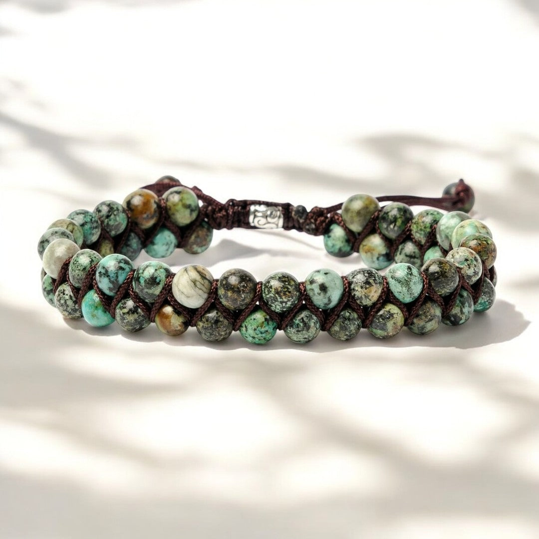 Men's African Turquoise Bracelet