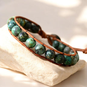 Men's Boho African Turquoise Bracelet