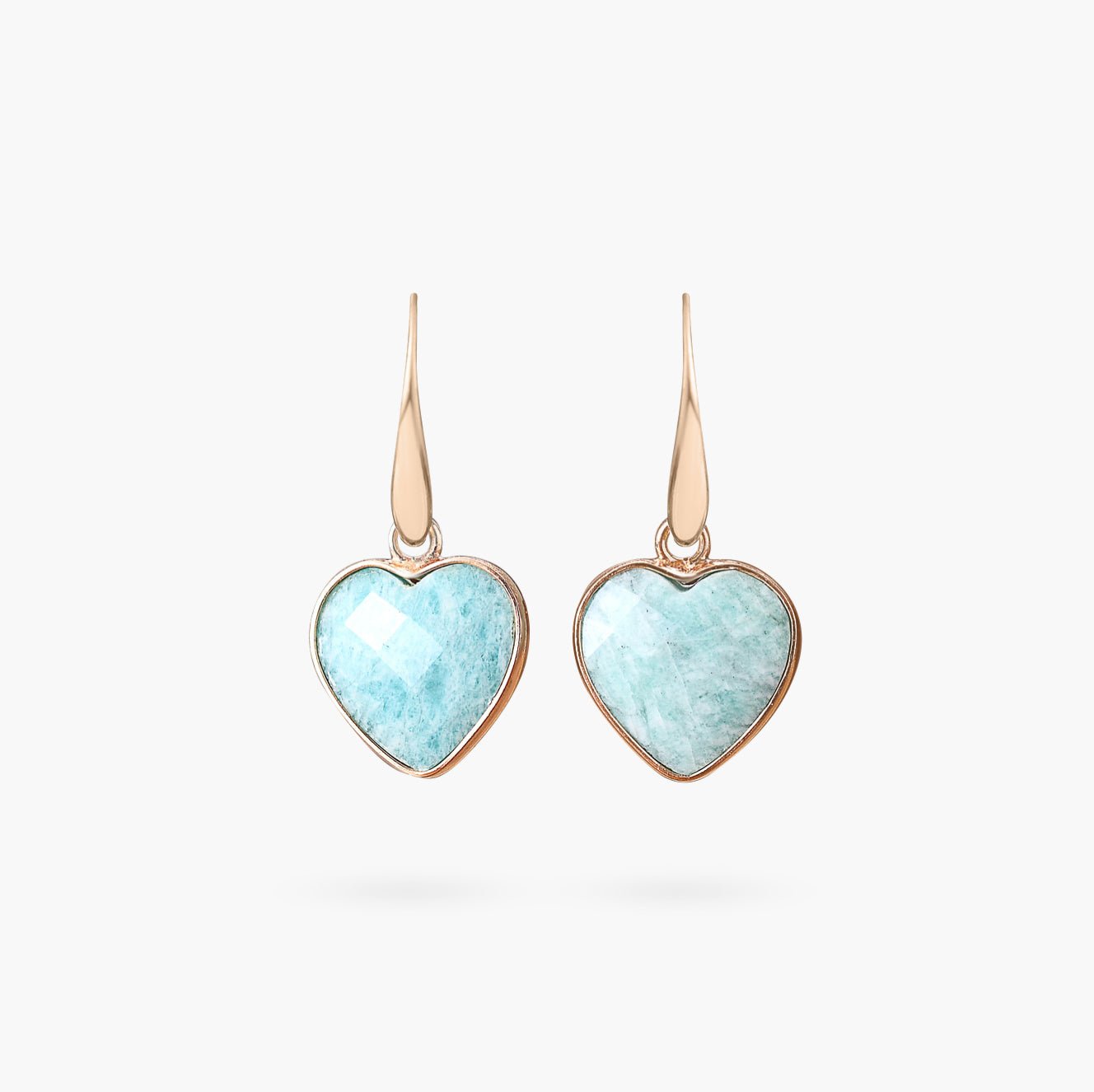 Amazonite Love Teardrop Earrings - Cape Diablo