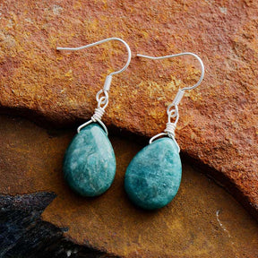 Amazonite Ocean Earrings - Cape Diablo