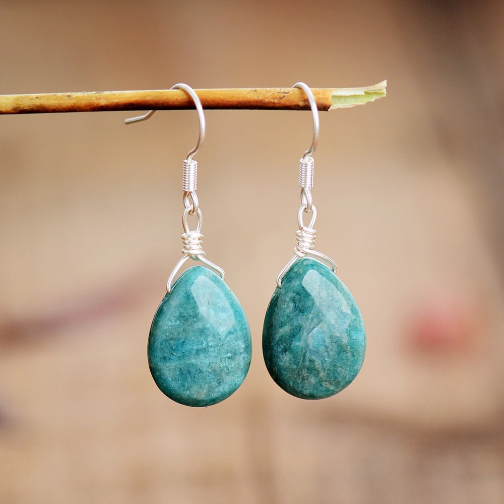 Amazonite Ocean Earrings - Cape Diablo