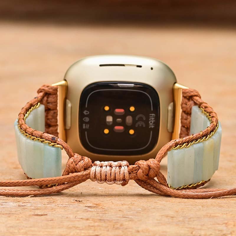 Amazonite Protection Fitbit Versa 3 / Sense Watch Strap - Cape Diablo