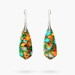 Coral Jasper Earrings - Cape Diablo