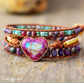 Intense Desire Protection Wrap Bracelet - Cape Diablo