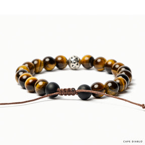 Men's Tiger Eye Tibetan Bracelet - Cape Diablo