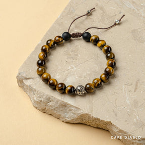 Men's Tiger Eye Tibetan Bracelet - Cape Diablo